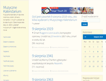 Tablet Screenshot of muzycznekalendarium.info